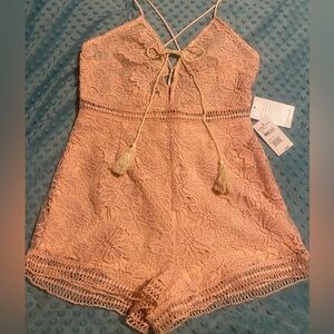 Missguided Lace Romper NWT